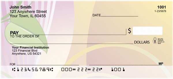 Garden Fantasy Personal Checks