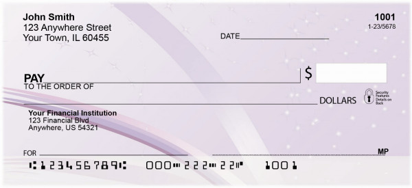 Lavender Crush Personal Checks