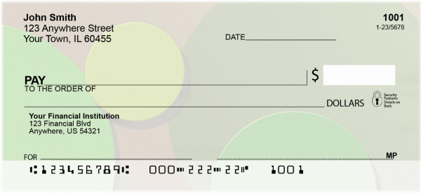 Dots On Chocolate Personal Checks