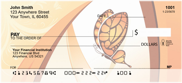 Butterfly Spotlight Personal Checks