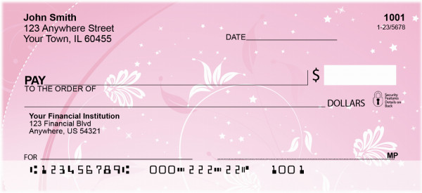 Hot Pink Nights Personal Checks