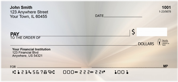 Golden Blues Personal Checks