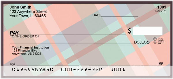 Playin' In Plaids Personal Checks