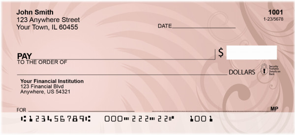 Colorful Illusions Personal Checks