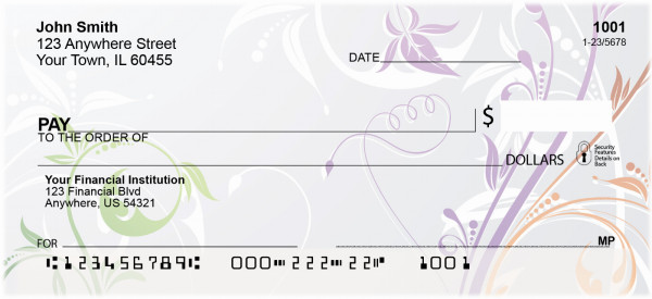 Filigree In All Seasons Personal Checks