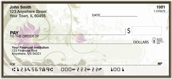 Florentine Blossoms Personal Checks