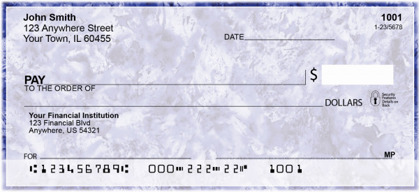 Abstract Crystal Personal Checks