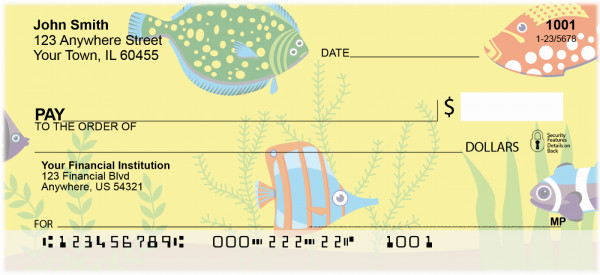 Whimsical Fish Checks