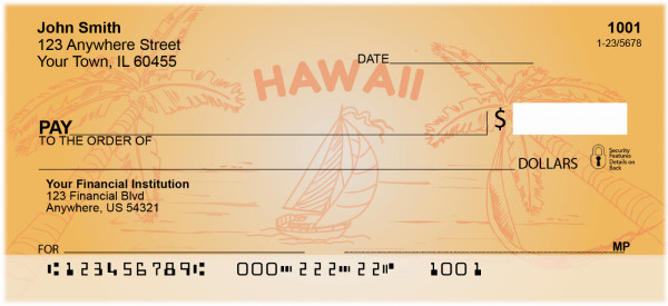Sail to Paradise Personal Checks