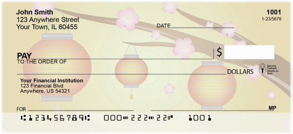 Oriental Lanterns Checks