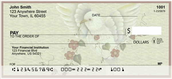 Tranquil Visitor Personal Checks by Lorrie Weber