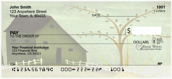 Homespun Seasons Personal Checks by Lorrie Weber