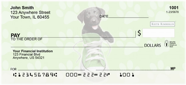 Pups in Chucks Keith Kimberlin Personal Checks