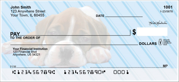 Boxer Pups Keith Kimberlin Personal Checks