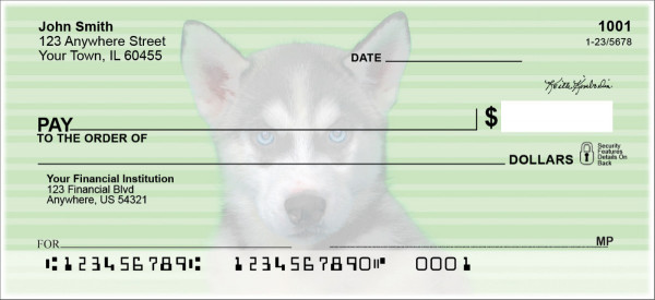 Husky Pups Keith Kimberlin Personal Checks