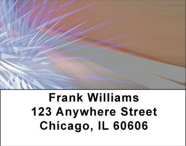 Electric Blue Address Labels