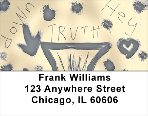 Goth Rulez  Address Labels