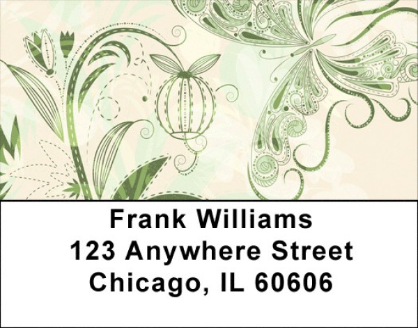 Colorful Collision Address Labels