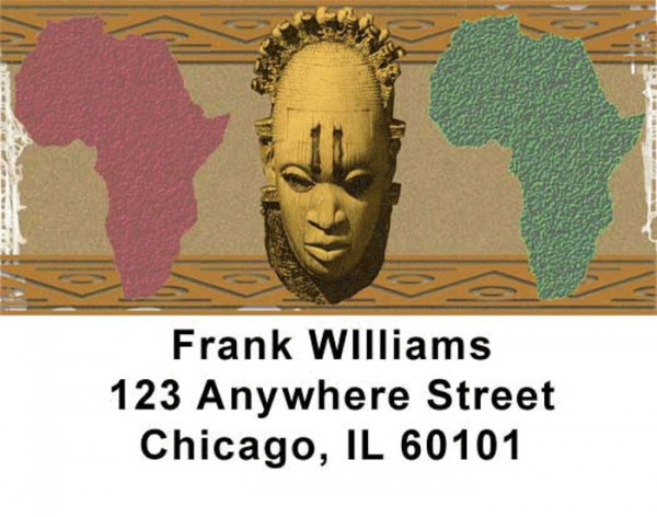 African Pride Address Labels