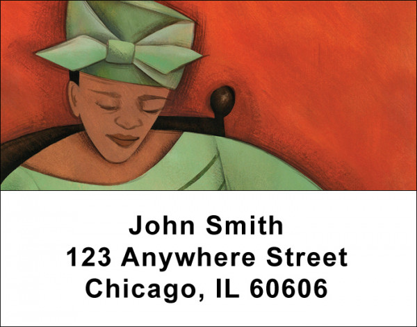 African Art Address Labels