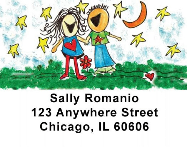 Love Address Labels by Amy S. Petrik