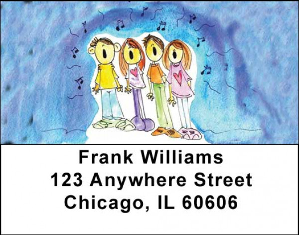 JOYFUL JINGLES Address Labels by Amy S. Petrik
