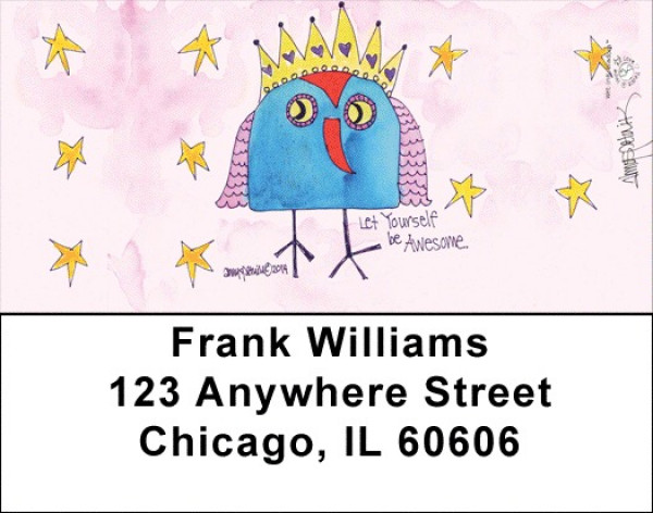 Inspiring Owls Address Labels