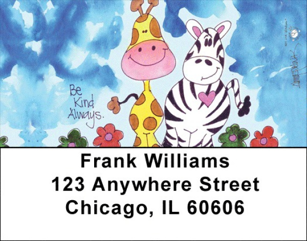 Encouraging Zoo Animals Address Labels