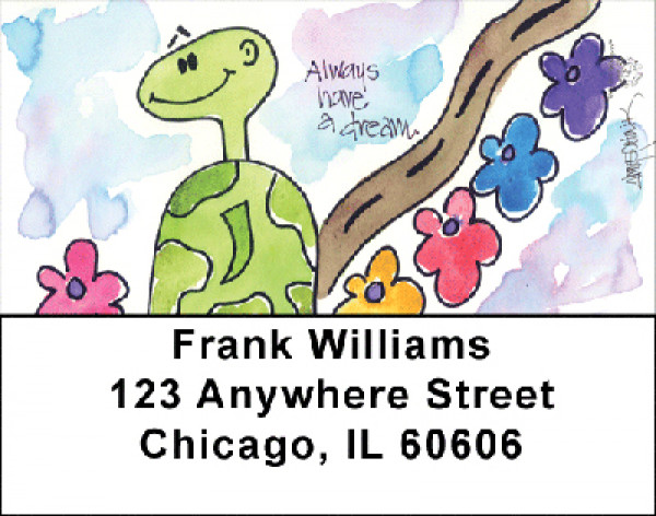 Dream Turtle Address Labels