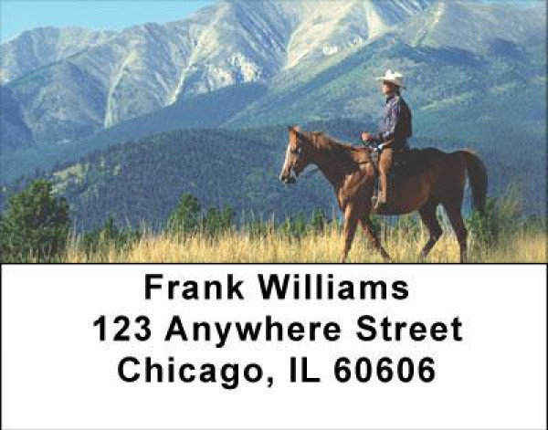 Cowboy Address Labels