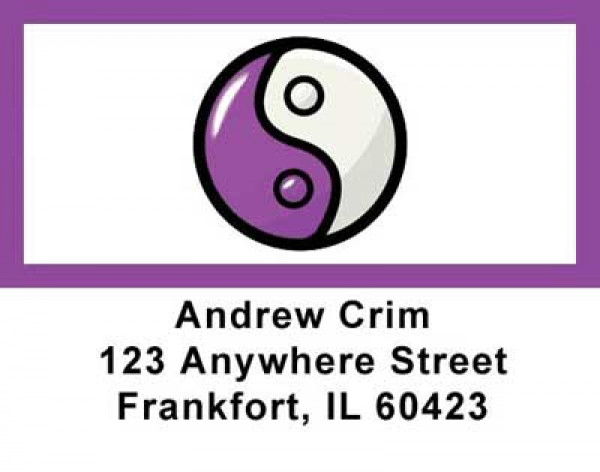 Yin-Yang Address Labels