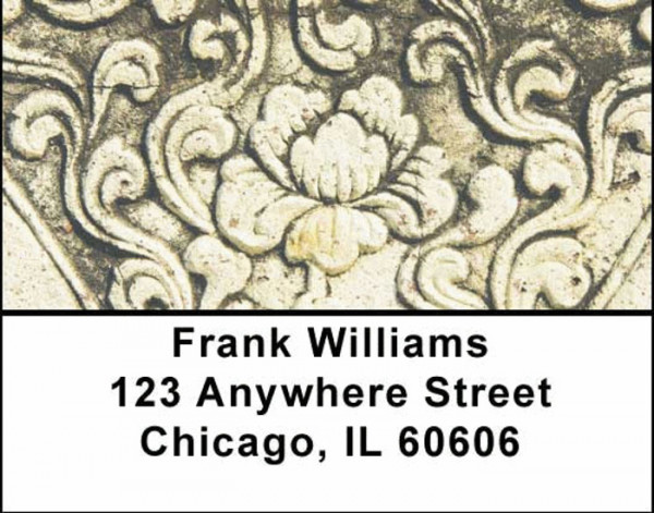 Asian Carvings Address Labels