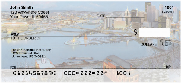 Warm Glow of Pittsburgh Personal Checks
