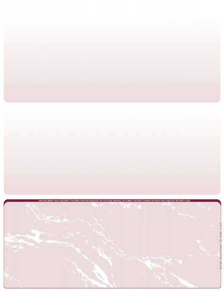 Burgundy Marble Blank Bottom Laser Checks