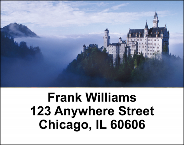 European Castles Address Labels
