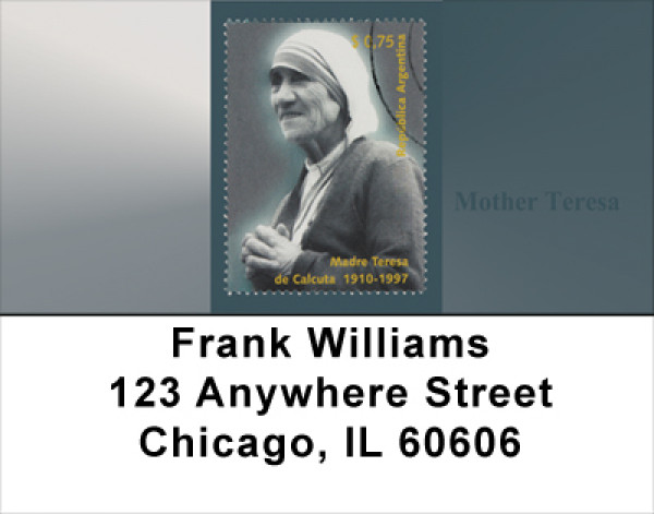 Mother Teresa Address Labels