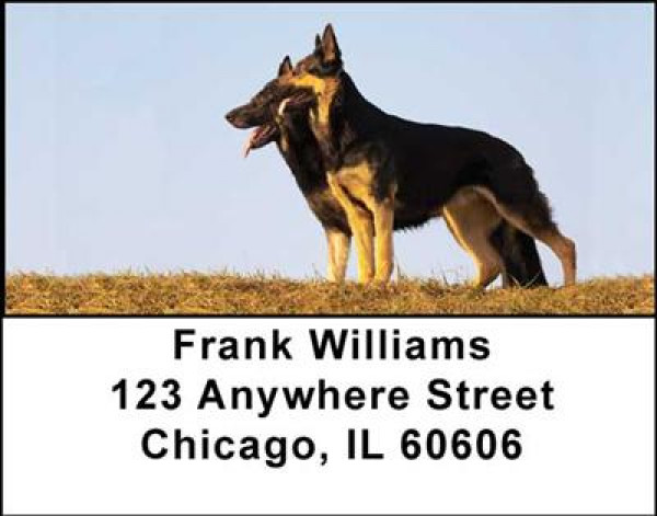 German Shepherds Address Labels