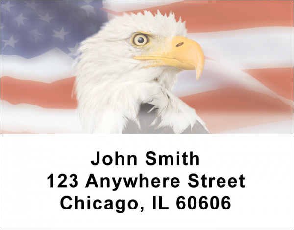American Eagle Pride Address Labels
