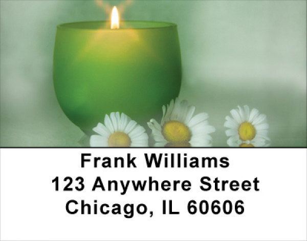 Green Zen Address Labels