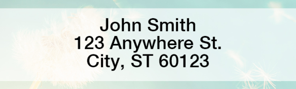 Whimsical Dandelion Address Labels