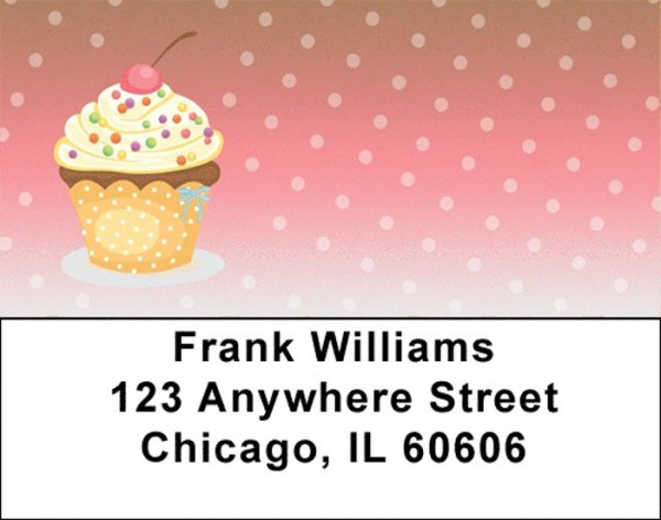 Cupcakes Address Labels