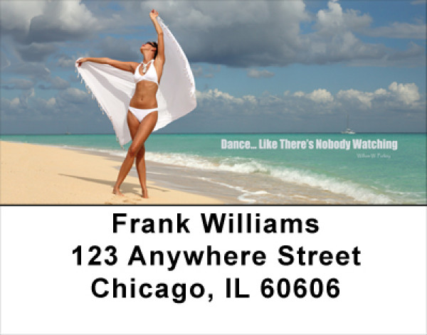 Dance Like No One's Watching Address Labels