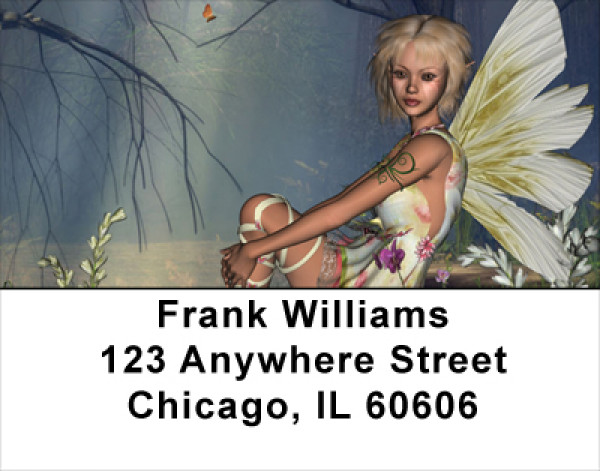 Mystical Garden Fairies Address Labels