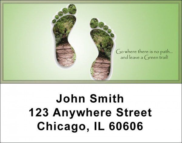 Leave A Green Trail Address Labels
