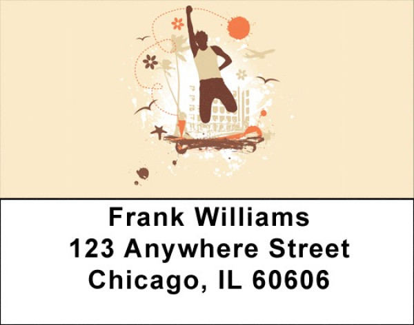 Summer Fun Times Address Labels