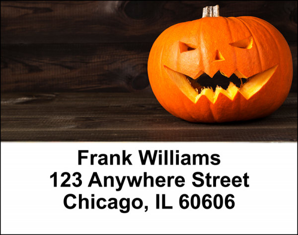 Jack-O-Lanterns Address Labels