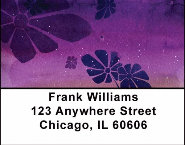 Deep Purple Dreams Address Labels