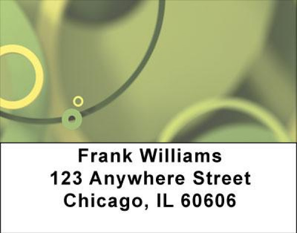 Concentric Circles Address Labels