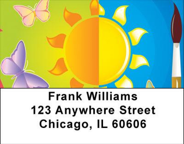 Summer Fun Address Labels