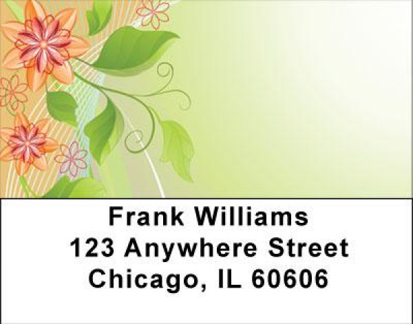 Ivy Lines Address Label